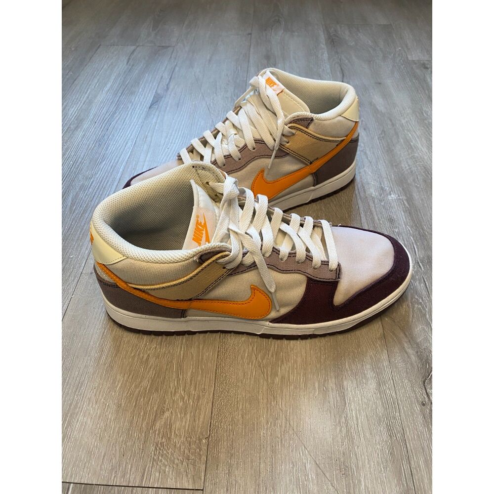 Nike Dunk Mid “Plum Coconut Milk” DV0830-101 Orange Men’s Size 9